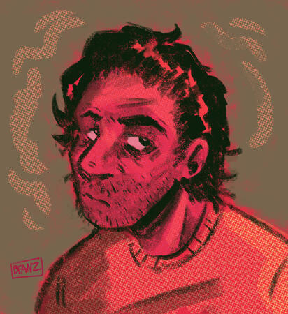 Original Character, Simon (Charcoal Style)