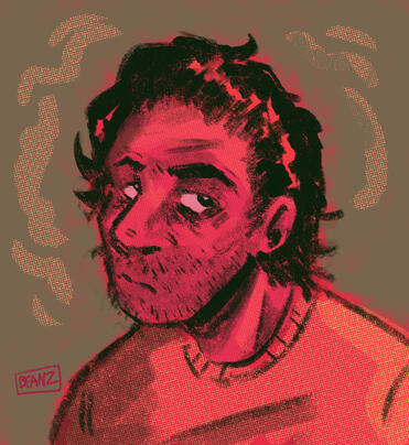 Original Character, Simon (Charcoal Style)