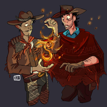 Artfight of Boone by Gearbroth and Raymond