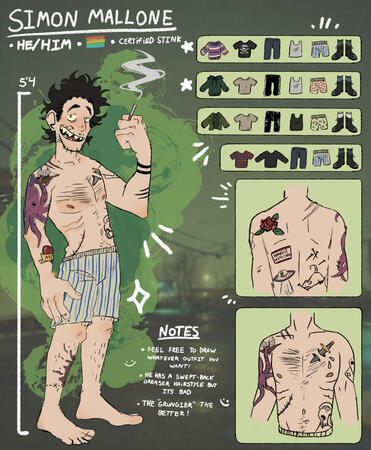 Character Reference for Simon