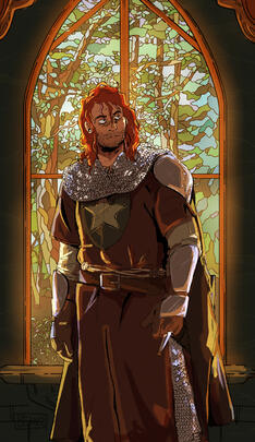 Fantasy AU of Red (Full Background + Complex Lighting)